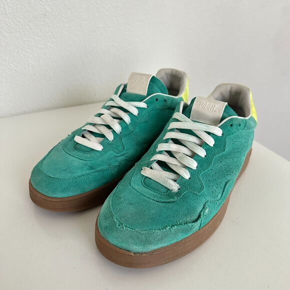 P448 Vert Balanced Suede Sneakers Skateboard Low Top Green Turquoise Men\'s 7.5 main image 6